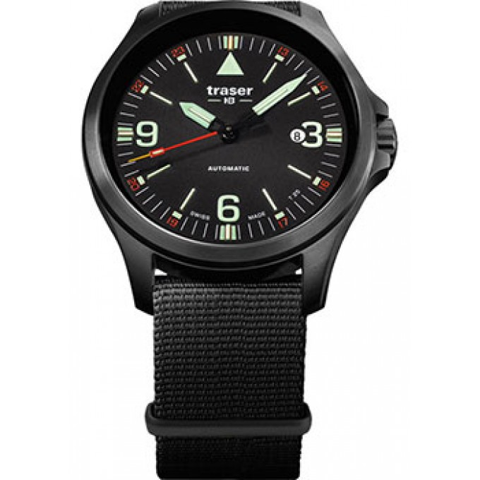 Швейцарские наручные мужские часы TRASER TR.108076. Коллекция Officer Pro W213666