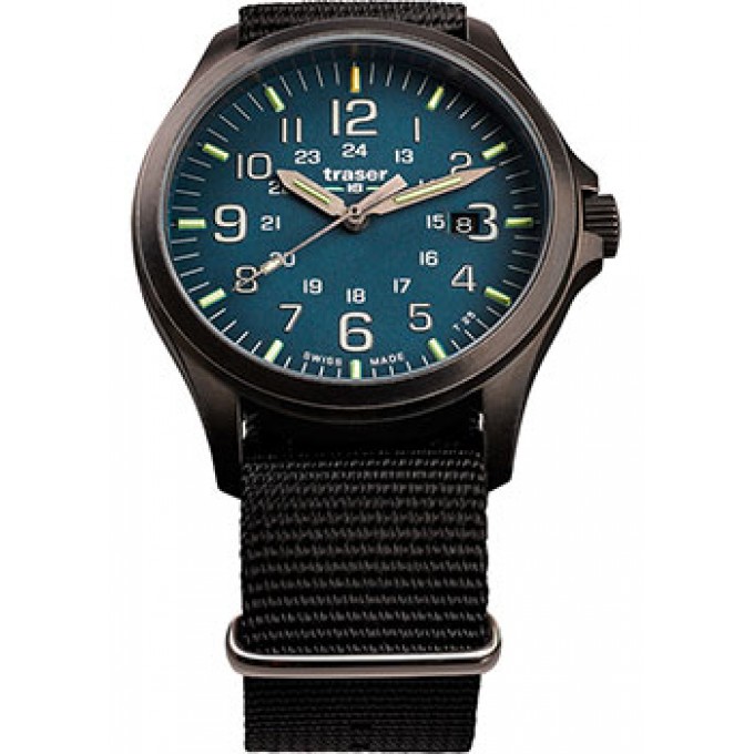 Швейцарские наручные мужские часы TRASER TR.108632. Коллекция Officer Pro W213670