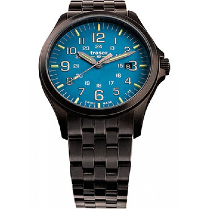 Швейцарские наручные мужские часы TRASER TR.108740. Коллекция Officer Pro W214996