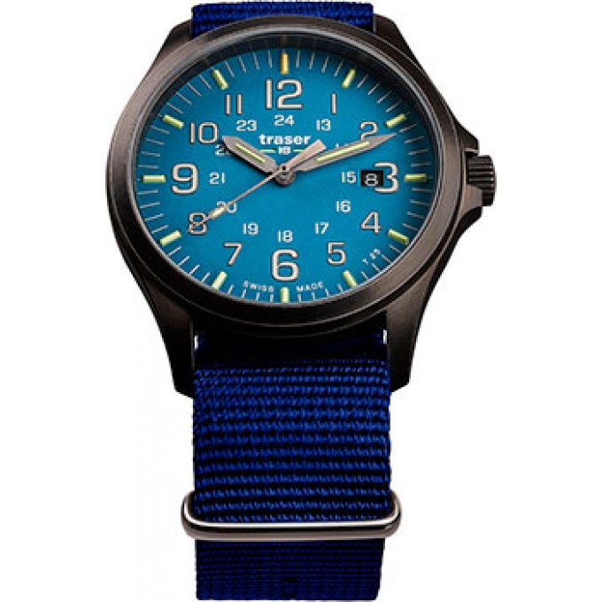 Швейцарские наручные мужские часы TRASER TR.108748. Коллекция Officer Pro W222963