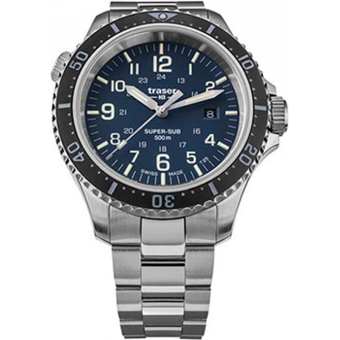Швейцарские наручные мужские часы TRASER TR.109375. Коллекция Diver W224155