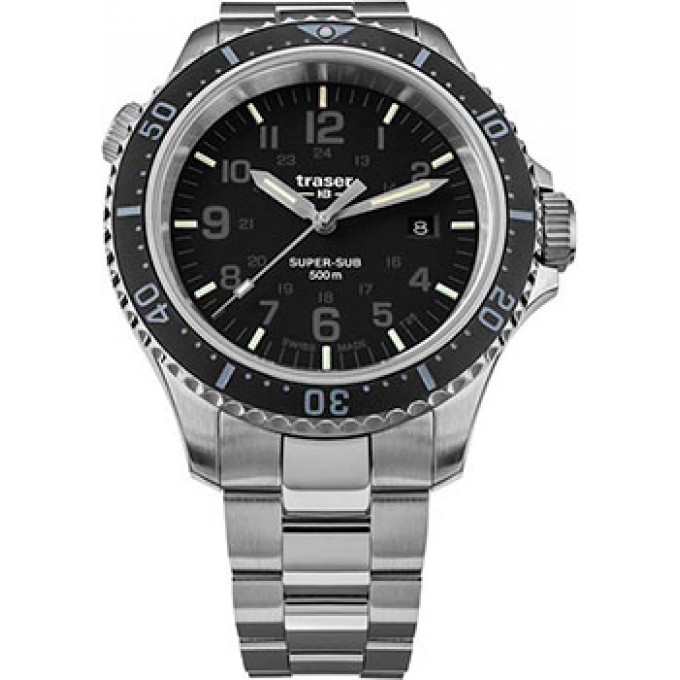 Швейцарские наручные мужские часы TRASER TR.109378. Коллекция Diver W224158