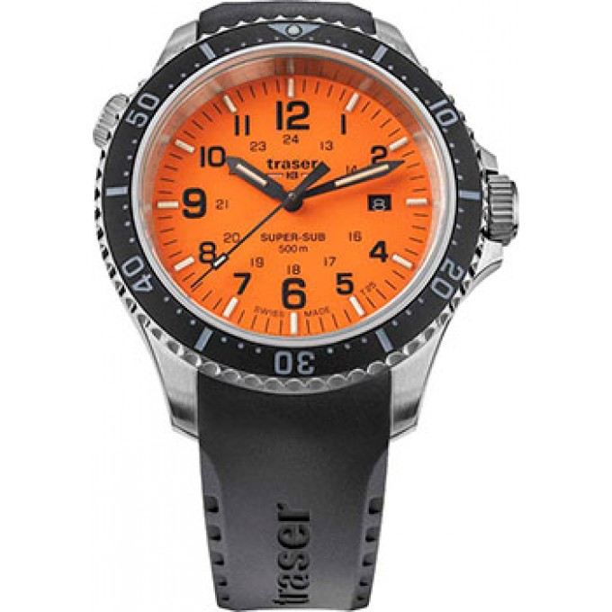 Швейцарские наручные мужские часы TRASER TR.109380. Коллекция Diver W224160