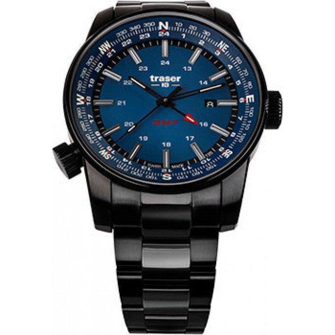 Швейцарские наручные мужские часы TRASER TR.109524. Коллекция Pathfinder W224164