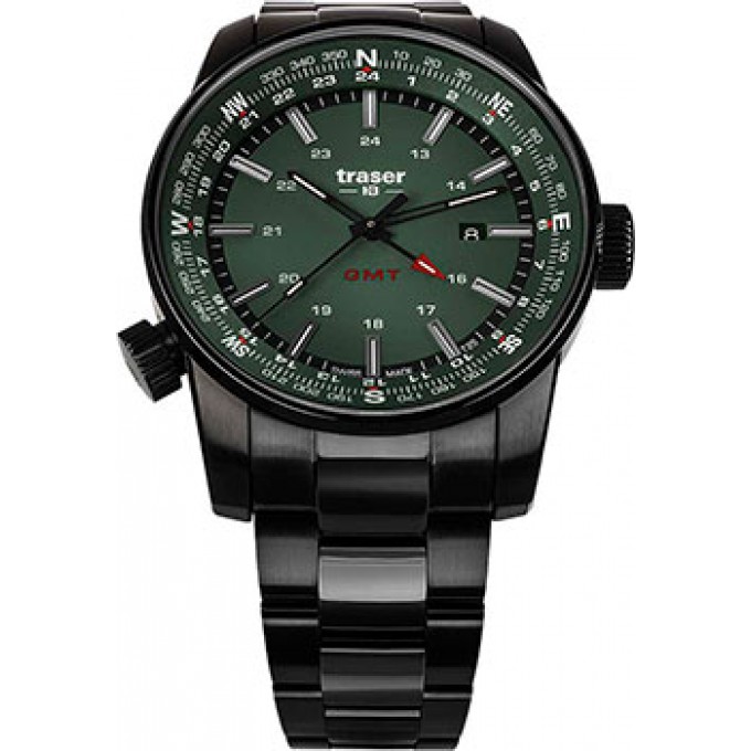 Швейцарские наручные мужские часы TRASER TR.109525. Коллекция Pathfinder W224165