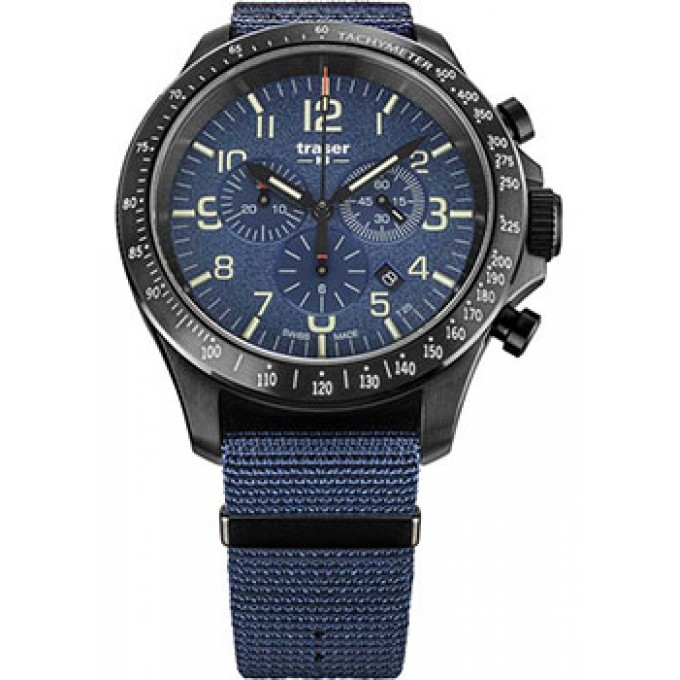 Швейцарские наручные мужские часы TRASER TR.109461. Коллекция Officer Pro W227404