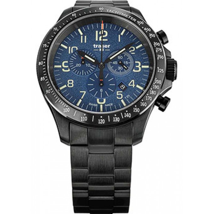Швейцарские наручные мужские часы TRASER TR.109462. Коллекция Officer Pro W227405
