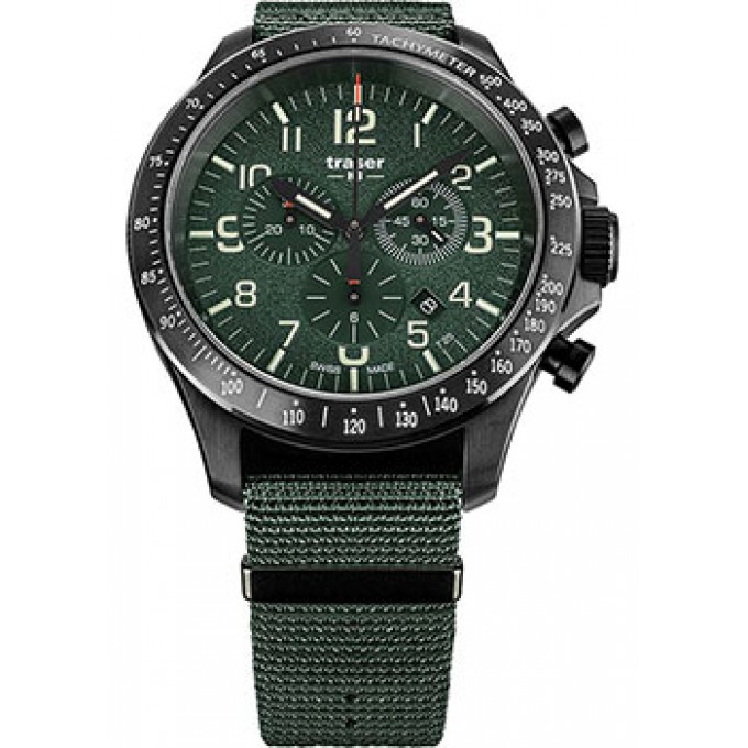 Швейцарские наручные мужские часы TRASER TR.109463. Коллекция Officer Pro W227406