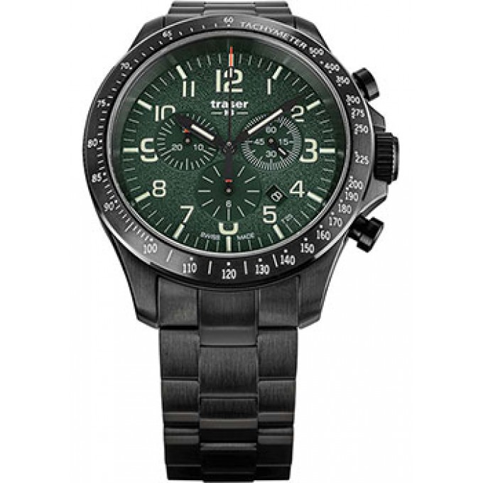 Швейцарские наручные мужские часы TRASER TR.109464. Коллекция Officer Pro W227407