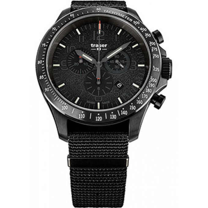 Швейцарские наручные мужские часы TRASER TR.109465. Коллекция Officer Pro W227408