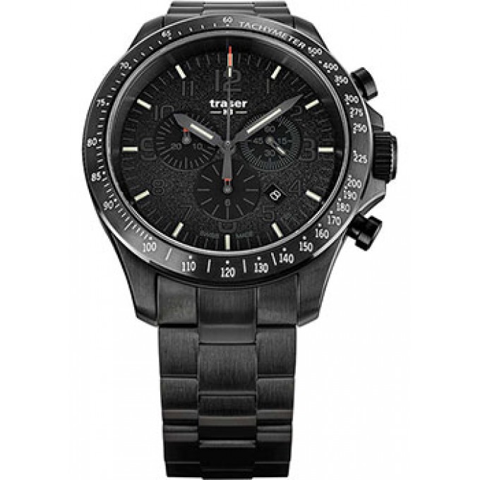 Швейцарские наручные мужские часы TRASER TR.109466. Коллекция Officer Pro W227409