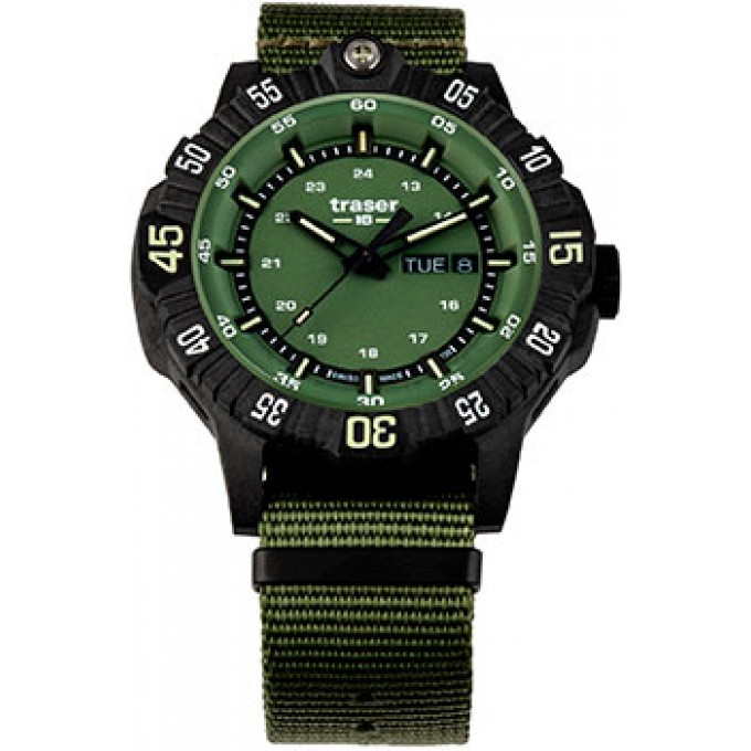 Швейцарские наручные мужские часы TRASER TR.110726. Коллекция Tactical W239176